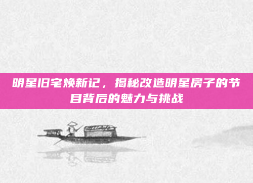 明星旧宅焕新记，揭秘改造明星房子的节目背后的魅力与挑战