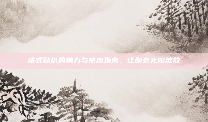 法式贴纸的魅力与使用指南，让创意无限绽放