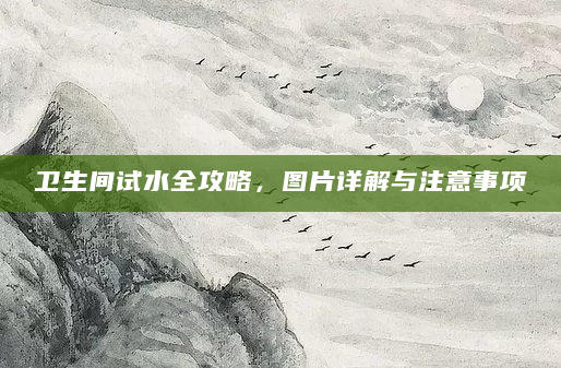 卫生间试水全攻略，图片详解与注意事项