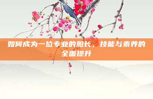 如何成为一位专业的船长，技能与素养的全面提升