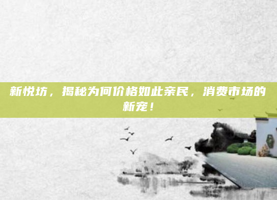 新悦坊，揭秘为何价格如此亲民，消费市场的新宠！