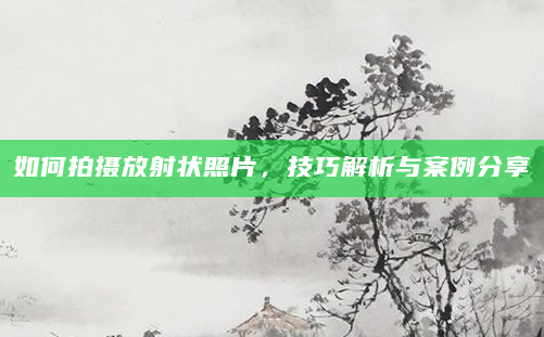 如何拍摄放射状照片，技巧解析与案例分享