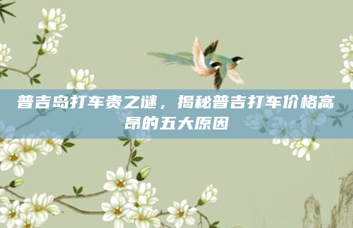普吉岛打车贵之谜，揭秘普吉打车价格高昂的五大原因