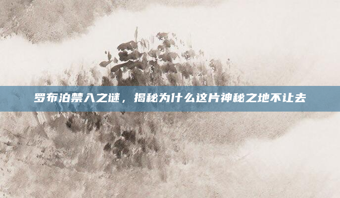 罗布泊禁入之谜，揭秘为什么这片神秘之地不让去
