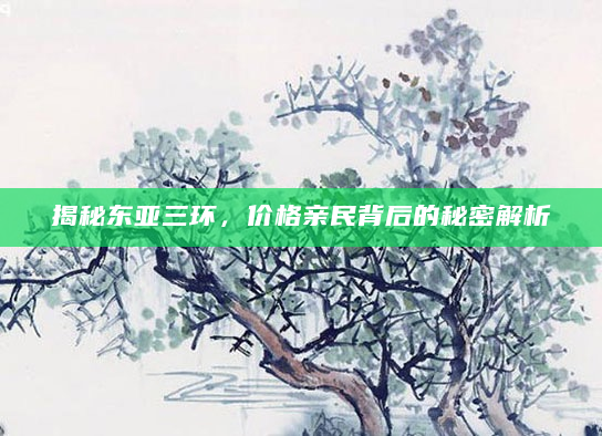 揭秘东亚三环，价格亲民背后的秘密解析