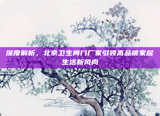 深度解析，北京卫生间门厂家引领高品质家居生活新风尚