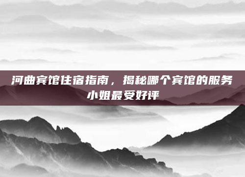 河曲宾馆住宿指南，揭秘哪个宾馆的服务小姐最受好评
