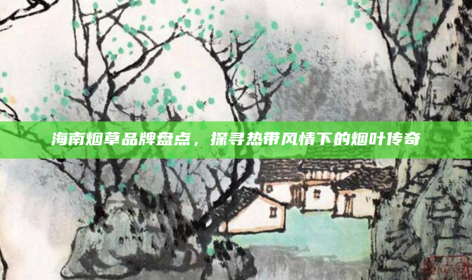 海南烟草品牌盘点，探寻热带风情下的烟叶传奇