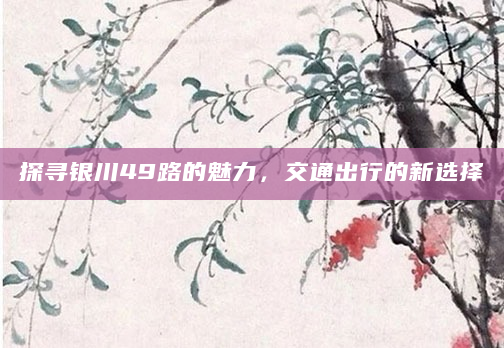探寻银川49路的魅力，交通出行的新选择