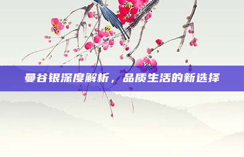 曼谷银深度解析，品质生活的新选择