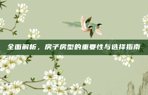 全面解析，房子房型的重要性与选择指南