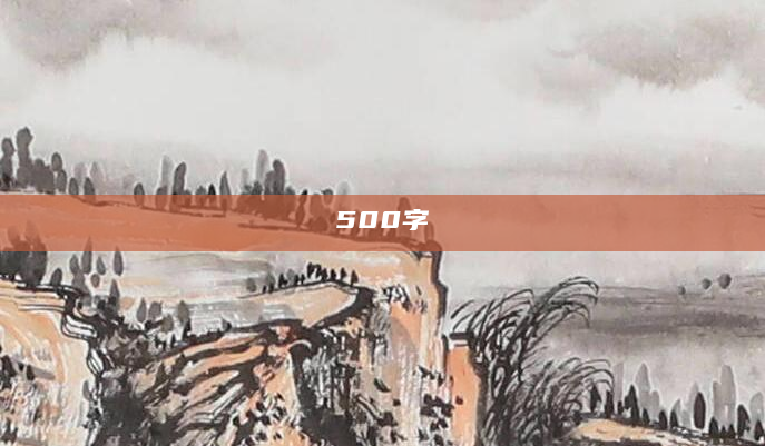500字