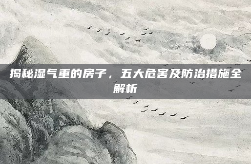 揭秘湿气重的房子，五大危害及防治措施全解析