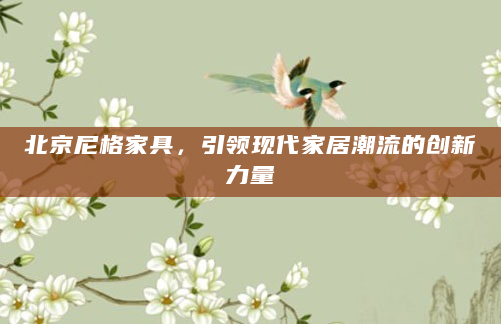 北京尼格家具，引领现代家居潮流的创新力量