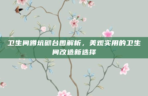 卫生间蹲坑砌台图解析，美观实用的卫生间改造新选择