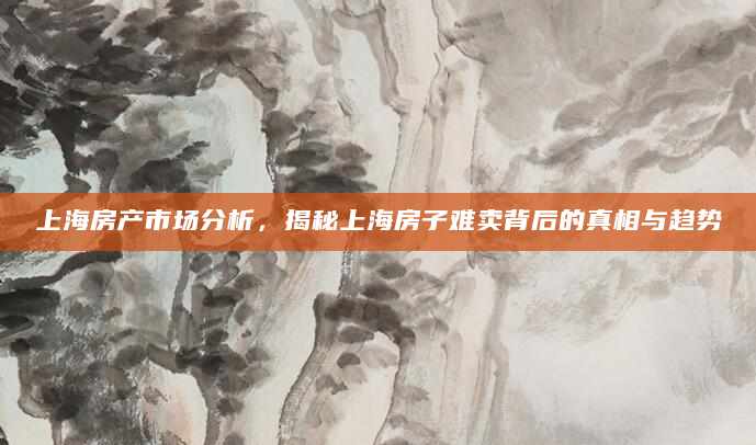 上海房产市场分析，揭秘上海房子难卖背后的真相与趋势