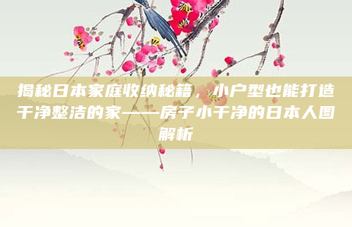 揭秘日本家庭收纳秘籍，小户型也能打造干净整洁的家——房子小干净的日本人图解析