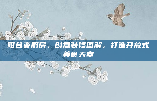 阳台变厨房，创意装修图解，打造开放式美食天堂