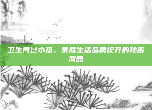卫生间过水热，家庭生活品质提升的秘密武器