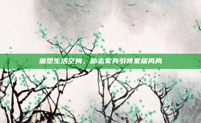重塑生活空间，励志家具引领家居风尚