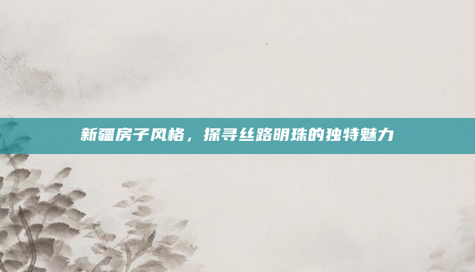 新疆房子风格，探寻丝路明珠的独特魅力