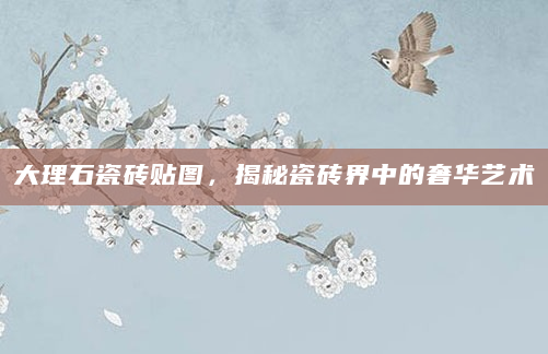 大理石瓷砖贴图，揭秘瓷砖界中的奢华艺术