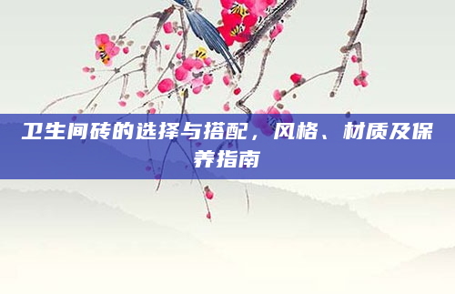 卫生间砖的选择与搭配，风格、材质及保养指南