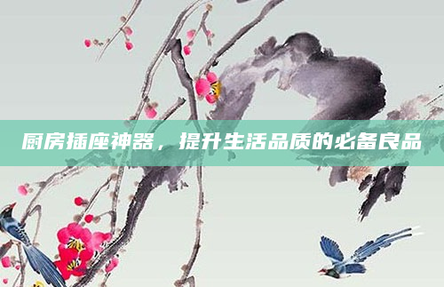 厨房插座神器，提升生活品质的必备良品