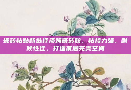 瓷砖粘贴新选择汤姆瓷砖胶，粘接力强，耐候性佳，打造家居完美空间