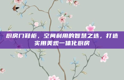 厨房门鞋柜，空间利用的智慧之选，打造实用美观一体化厨房