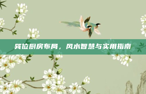巽位厨房布局，风水智慧与实用指南