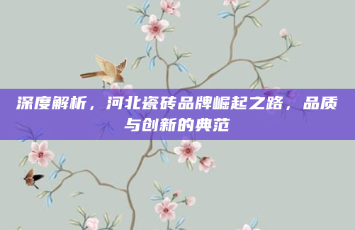 深度解析，河北瓷砖品牌崛起之路，品质与创新的典范