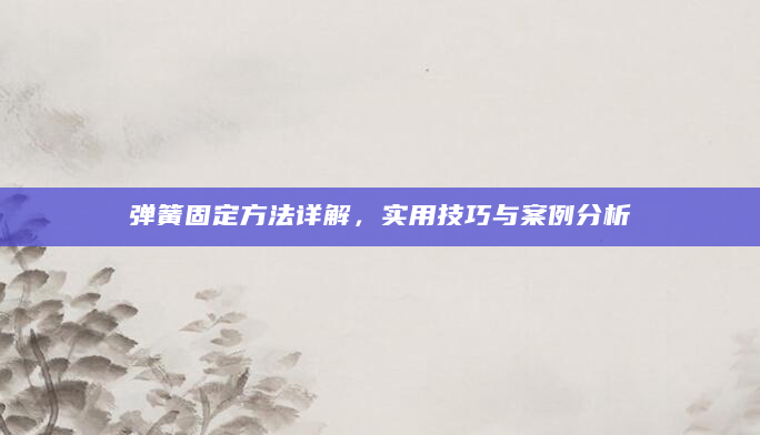 弹簧固定方法详解，实用技巧与案例分析