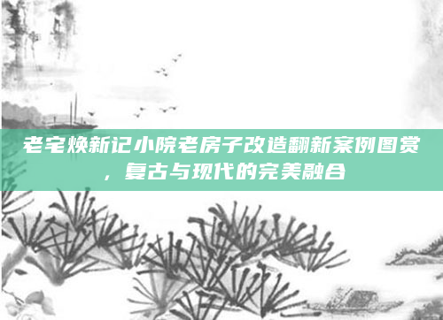 老宅焕新记小院老房子改造翻新案例图赏，复古与现代的完美融合