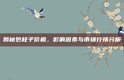 揭秘包柱子价格，影响因素与市场行情分析