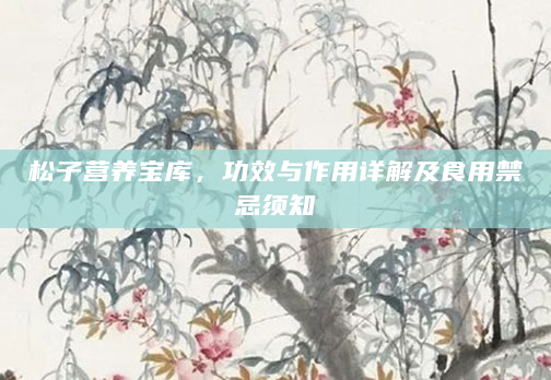 松子营养宝库，功效与作用详解及食用禁忌须知