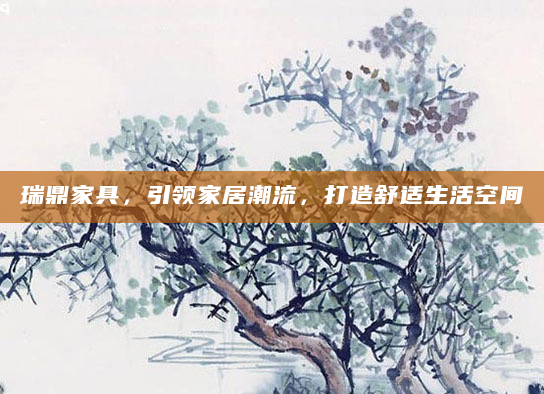 瑞鼎家具，引领家居潮流，打造舒适生活空间
