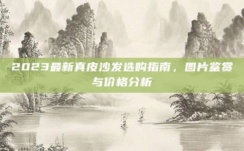 2023最新真皮沙发选购指南，图片鉴赏与价格分析