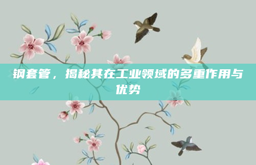 钢套管，揭秘其在工业领域的多重作用与优势