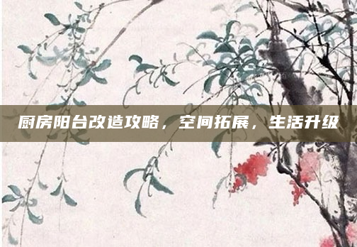 厨房阳台改造攻略，空间拓展，生活升级