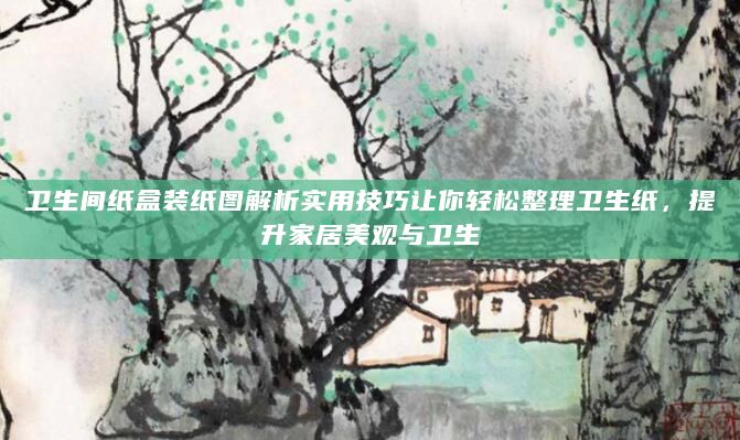 卫生间纸盒装纸图解析实用技巧让你轻松整理卫生纸，提升家居美观与卫生