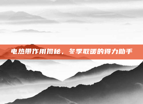 电热带作用揭秘，冬季取暖的得力助手