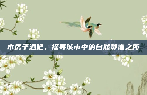 木房子酒吧，探寻城市中的自然静谧之所