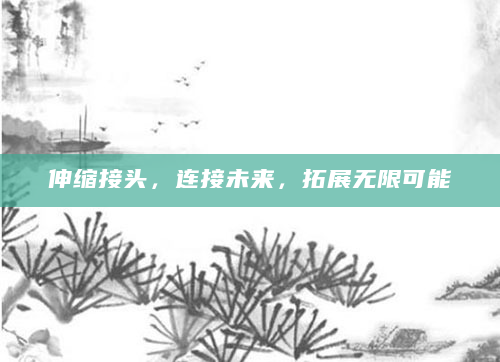 伸缩接头，连接未来，拓展无限可能