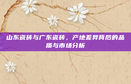 山东瓷砖与广东瓷砖，产地差异背后的品质与市场分析