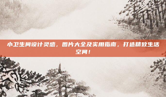 小卫生间设计灵感，图片大全及实用指南，打造精致生活空间！