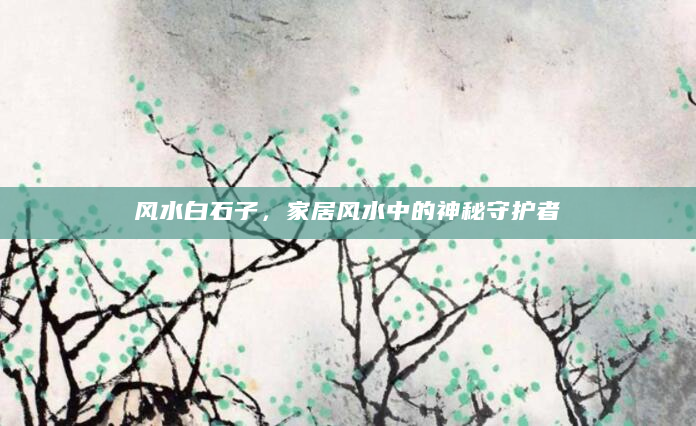 风水白石子，家居风水中的神秘守护者