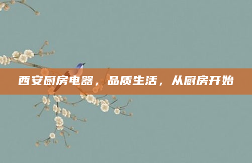 西安厨房电器，品质生活，从厨房开始