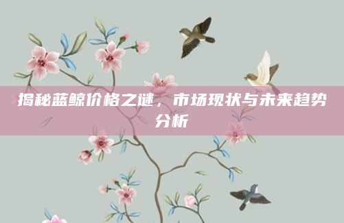 揭秘蓝鲸价格之谜，市场现状与未来趋势分析