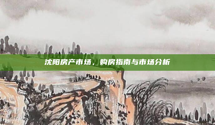 沈阳房产市场，购房指南与市场分析